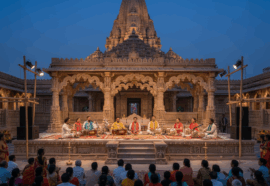 अयोध्या में मंदिर परिसर में शुरू हुआ आध्यात्मिक संगीत महोत्सव