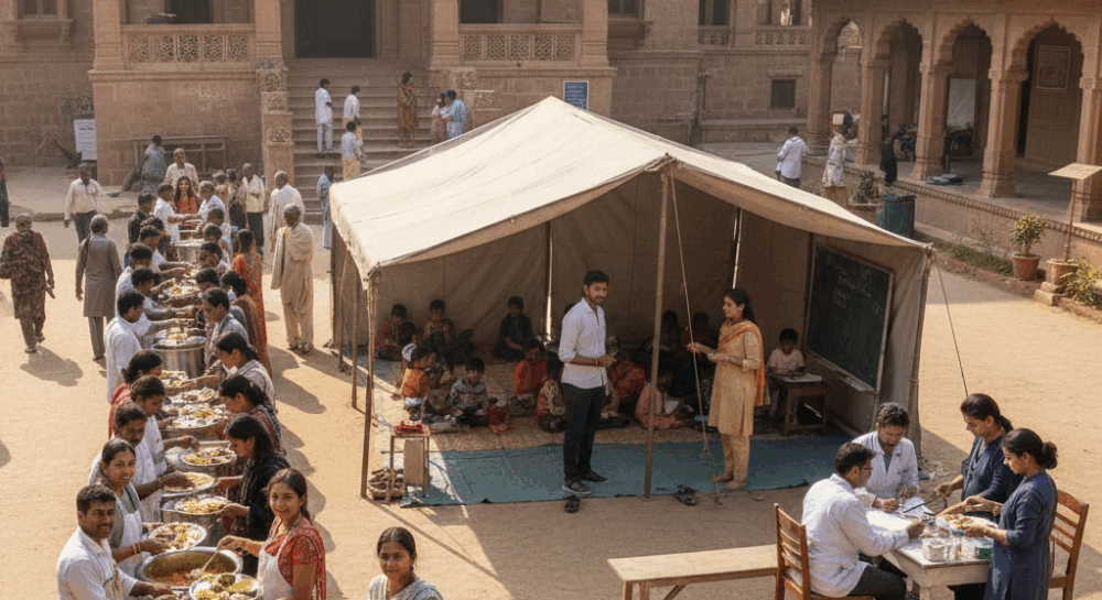 अहमदाबाद में स्थित आश्रम ने शुरू की सामाजिक सेवा पहल