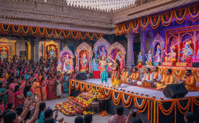 जन्माष्टमी झाँकियों, भजन-संध्याओं और बाललीला मंचन की तैयारी