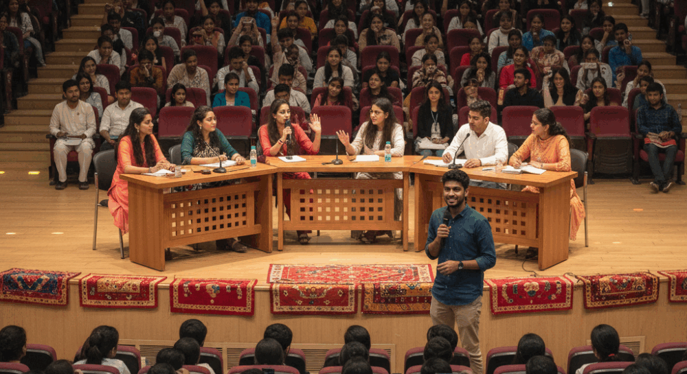 जयपुर में धर्म-संवाद कार्यक्रम में युवाओं की उत्साही भागीदारी