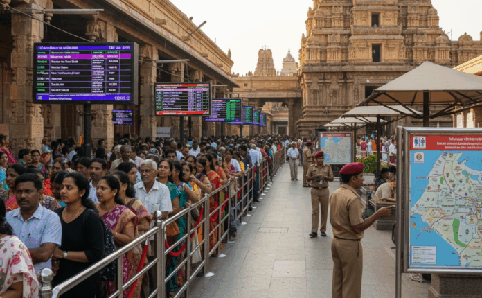 तिरुपति में बढ़ी श्रद्धालुओं की सुविधा के लिए नई व्यवस्थाएँ लागू