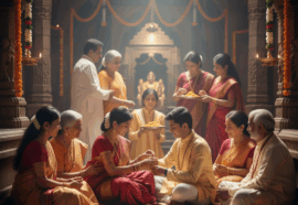 रक्षाबंधन: मंदिरों में पारिवारिक आशीर्वाद व समाज-सेवा कार्यक्रम