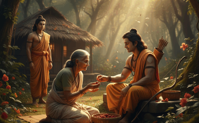 राम-शबरी मिलन की कथा भक्ति की सरलता और प्रेमपूर्ण समर्पण का संदेश