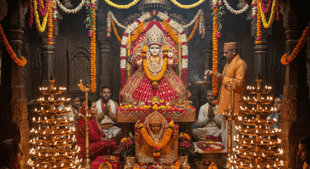 श्रीनगर के प्रसिद्ध मंदिर में विशेष पूजा-अर्चना का आयोजन