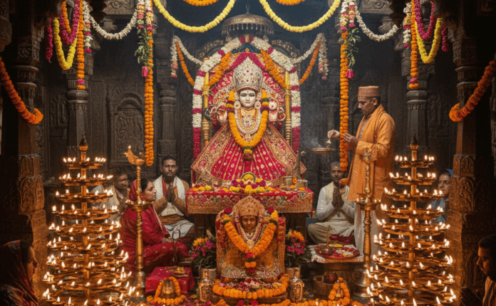 श्रीनगर के प्रसिद्ध मंदिर में विशेष पूजा-अर्चना का आयोजन